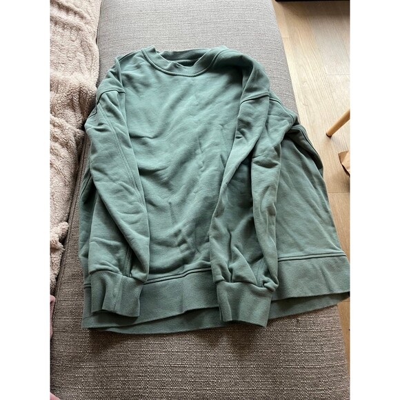 Lululemon Perfectly Oversized Crew Teal - Picture 2 of 4